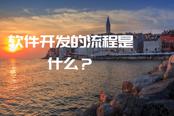 软件开发的流程是什么？